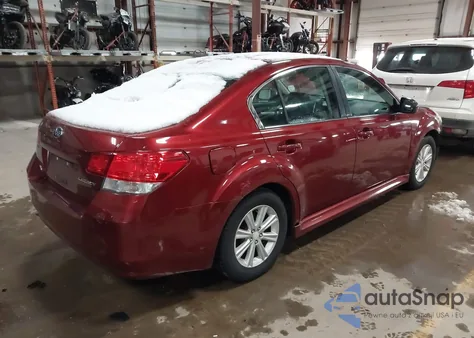 2010 Subaru Legacy 2.5I Premium from USA, damaged, VIN 4S3BMCG66A3234569